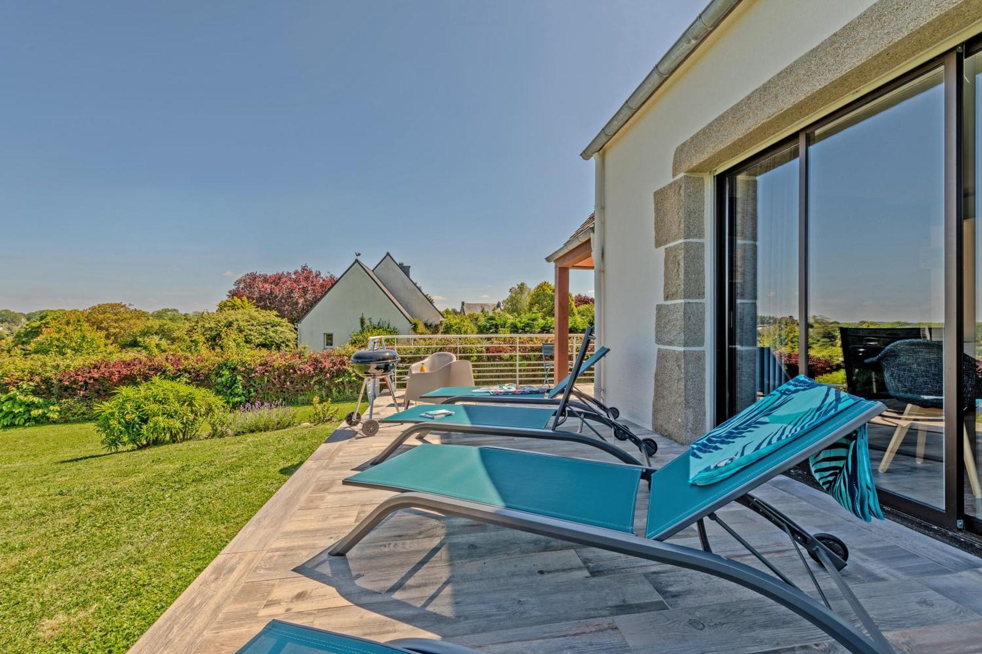 Villa - Vue Mer - 800M De La Plage Locquirec Exterior foto